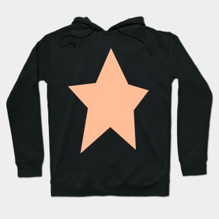 Peach Fuzz Star Pantone Color of the Year 2024 Hoodie